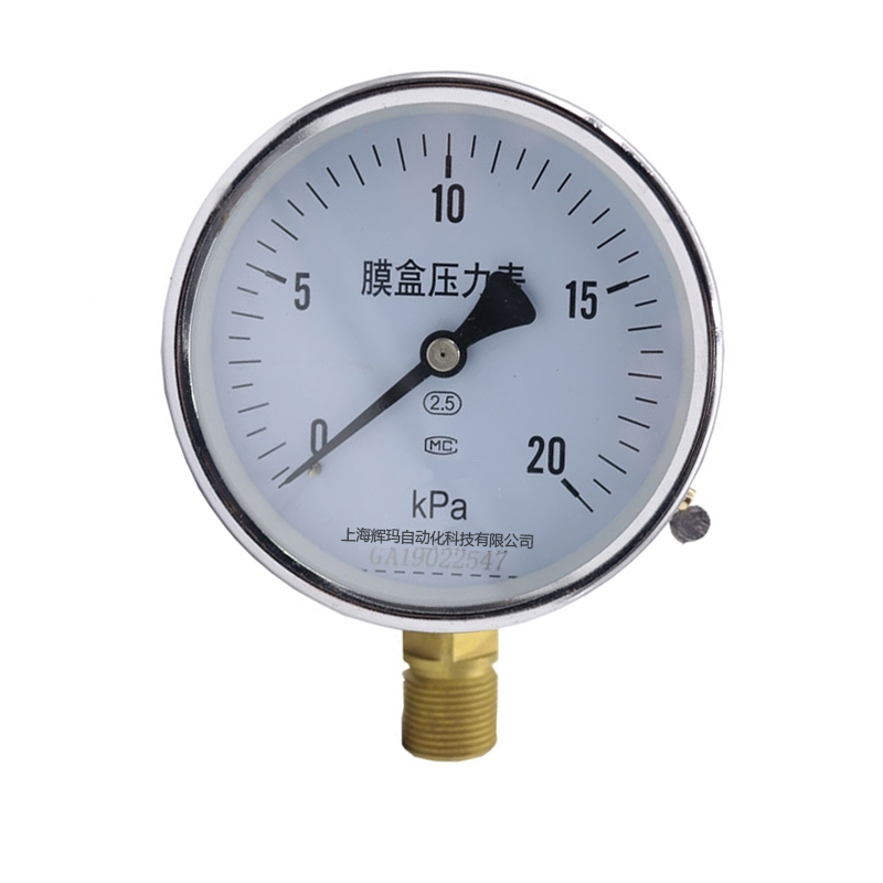 YE-100、150系列膜盒壓力表